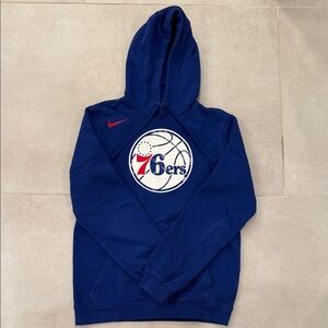 Nike Blue Hoodie with Logo